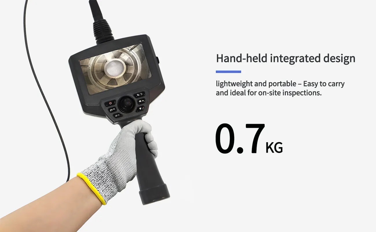 3.9mm Direct Sight Flexible Videoscope, 360° Articulating Borescope for Pipeline Inspection SPJL39D4 3.9mm Direct Sight Flexible Videoscope, 360° Articulating Borescope for Pipeline Inspection SPJL39D4