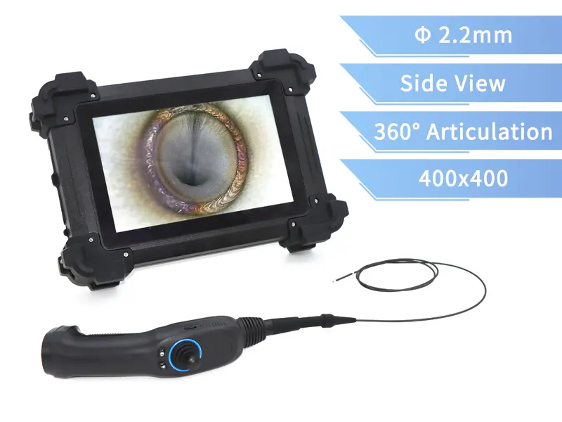 2.2mm Side View Endoscope for Precision Casting Inspections Flexible Articulation M3KL22S