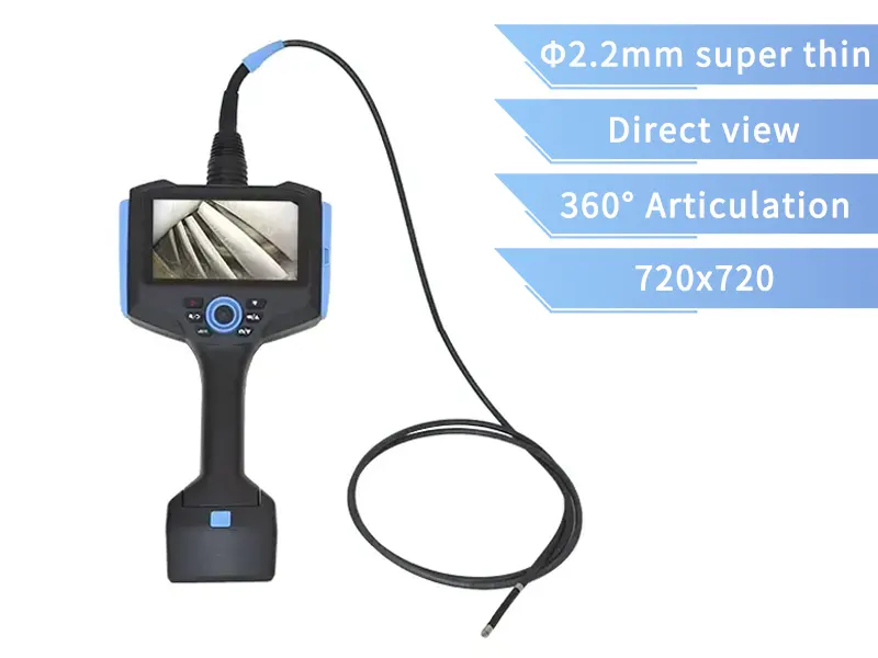 Industrial Inspection Camera, 2.2mm Ultra-Thin Probe Direct Sight T2Q22D Industrial Inspection Camera, 2.2mm Ultra-Thin Probe Direct Sight T2Q22D